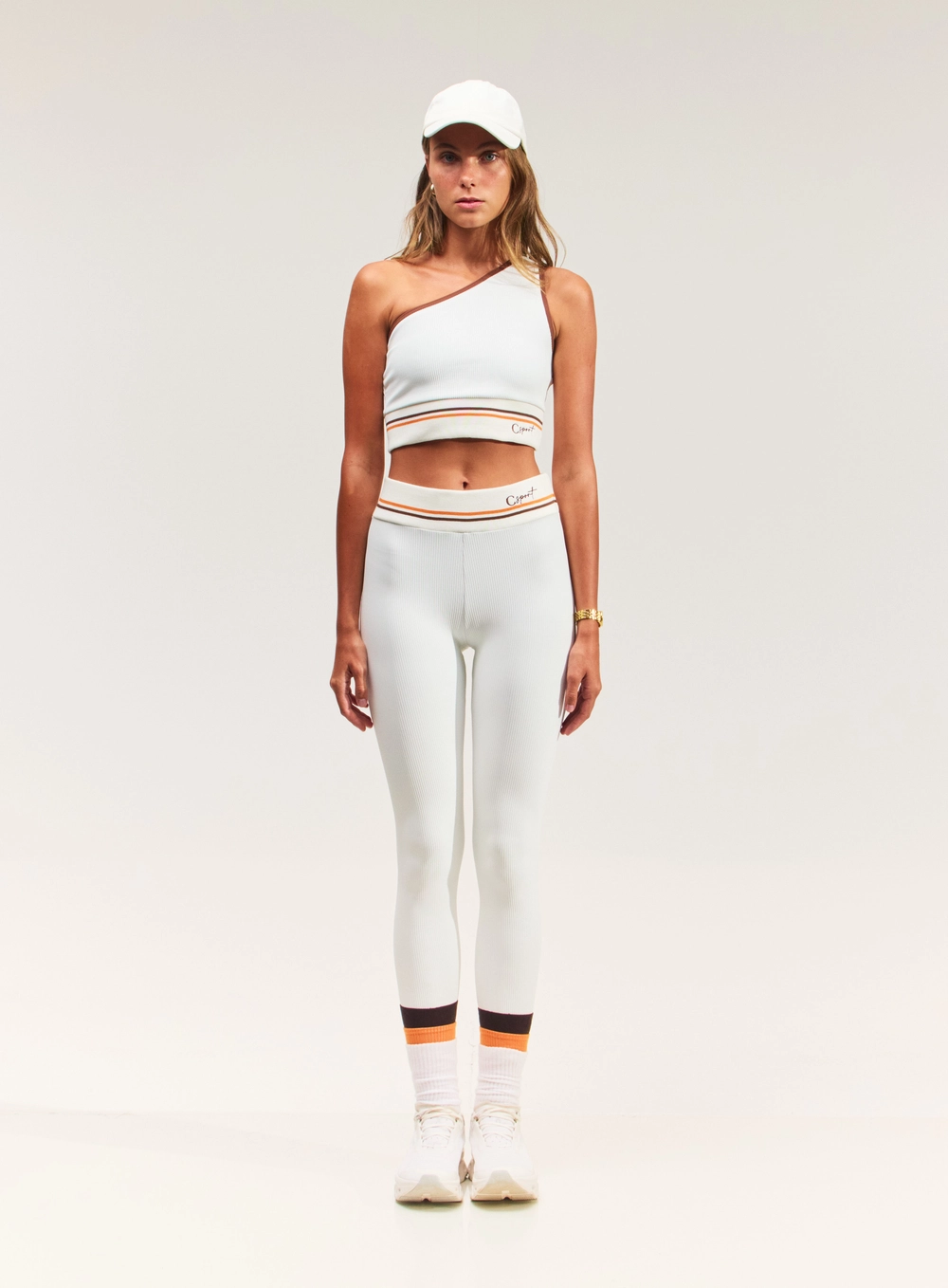 Top Cropped Feminino Com Ombro Só Branco