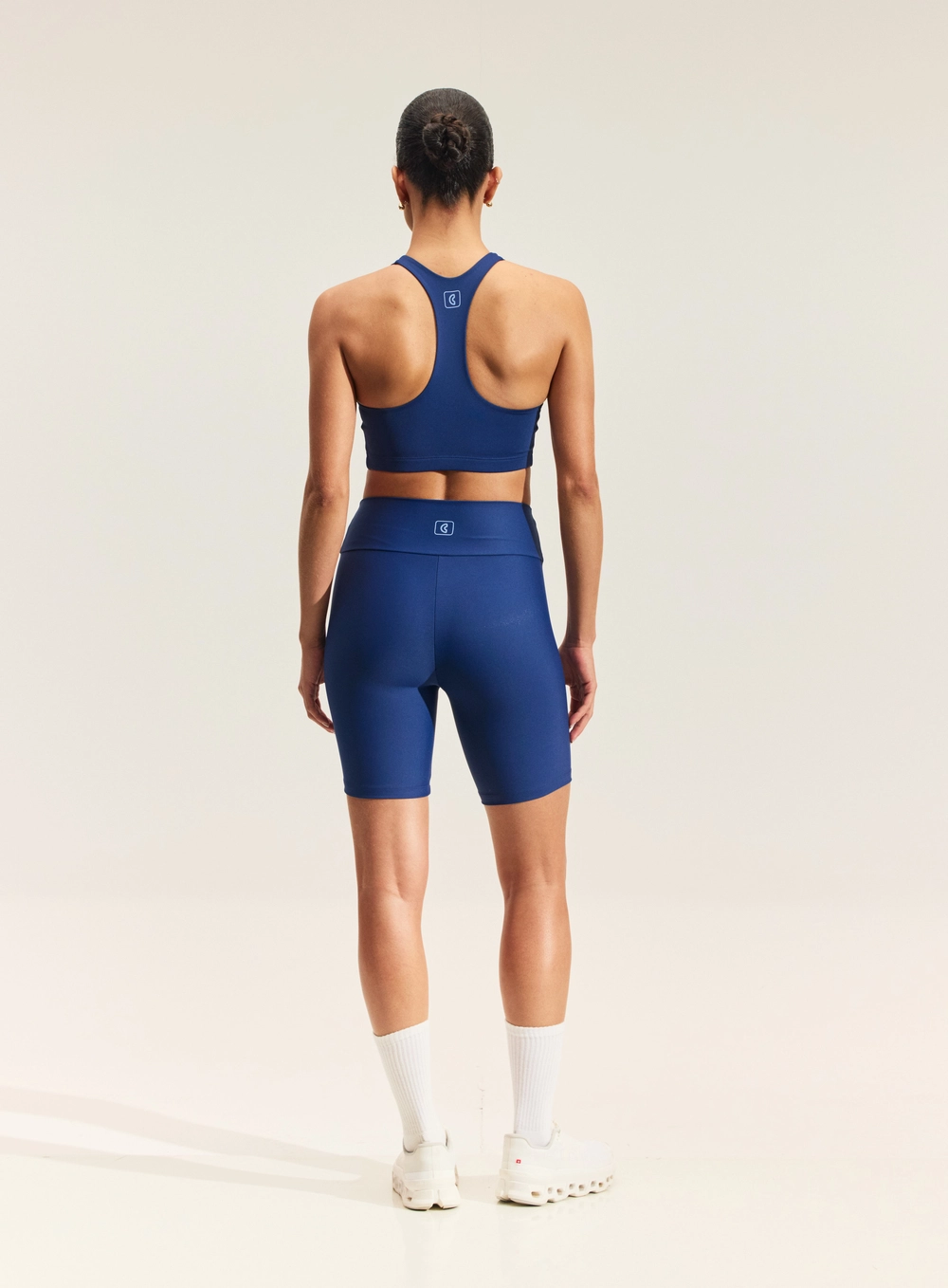 Top Sport Com Zíper Azul
