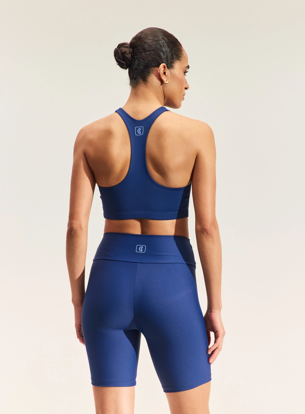 Top Sport Com Zíper Azul