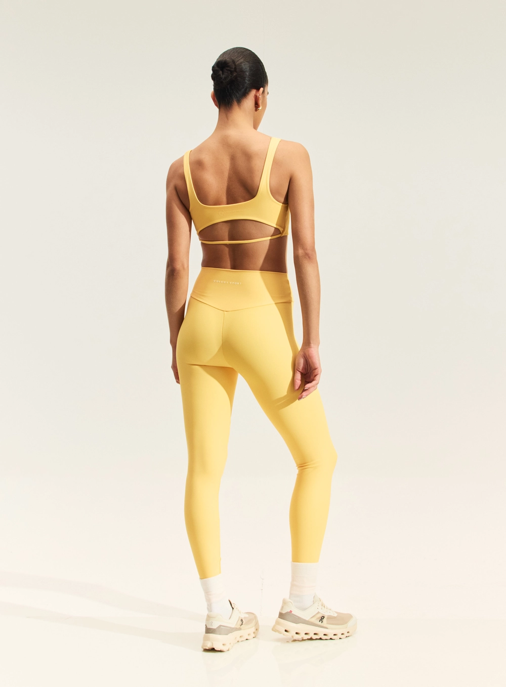 Top Sport Feminino Com Alças Amarelo