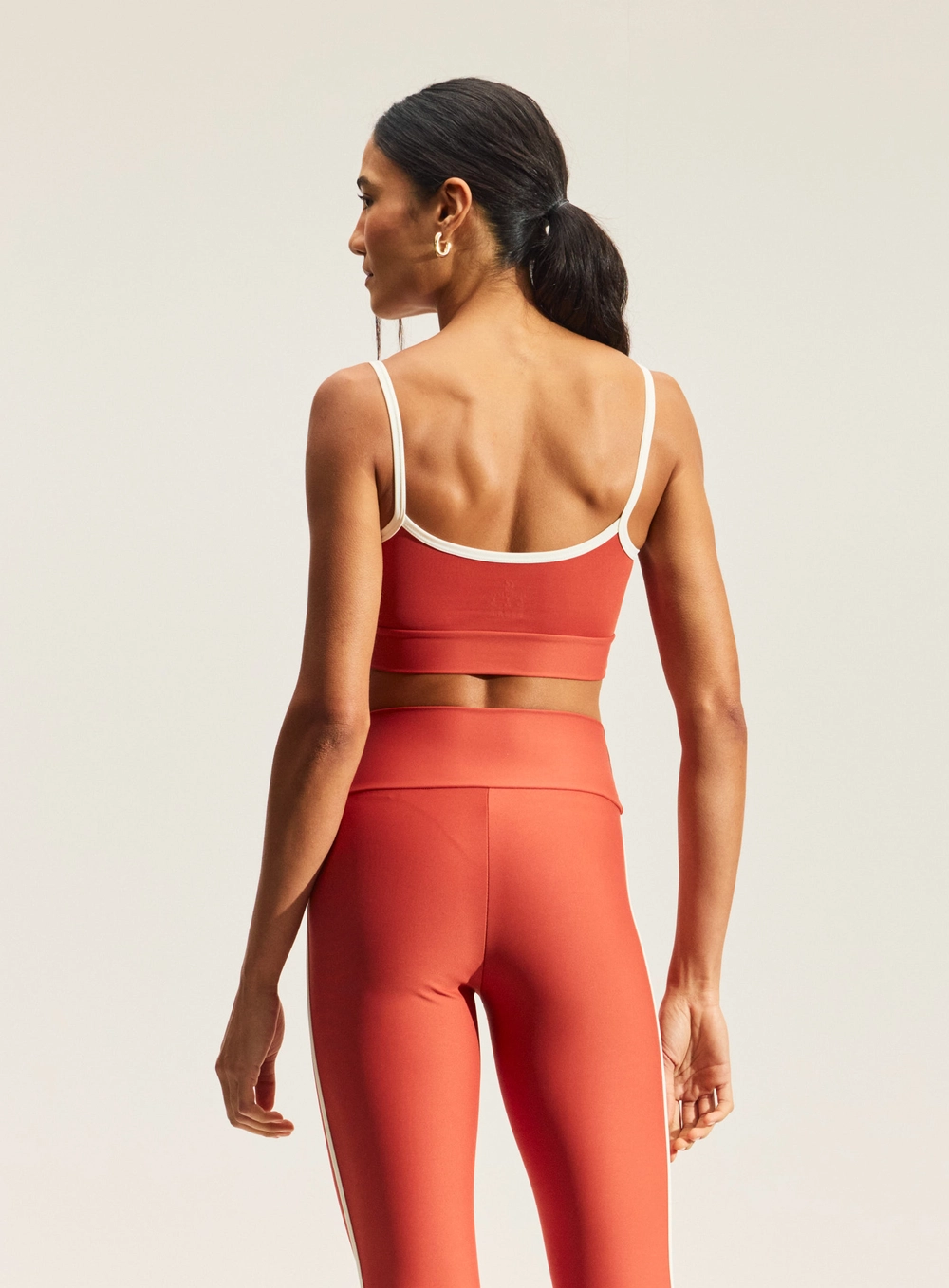 Top Feminino Com Alças Finas Laranja
