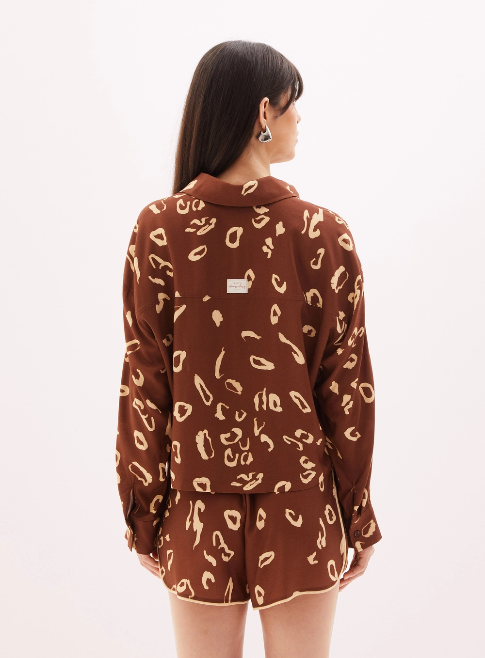 Camisa Feminina Estampada Manga Comprida Estampados 4