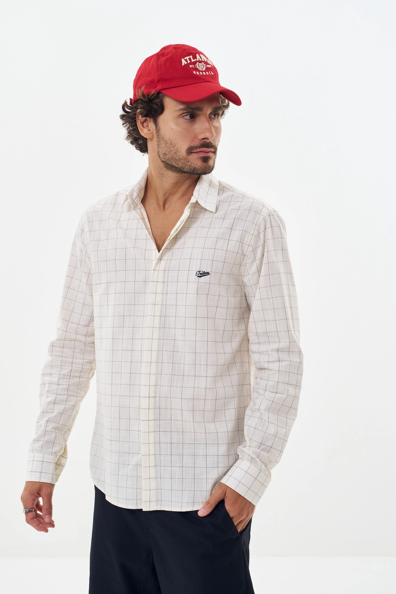 Camisa Masculina Manga Longa Estampados 1