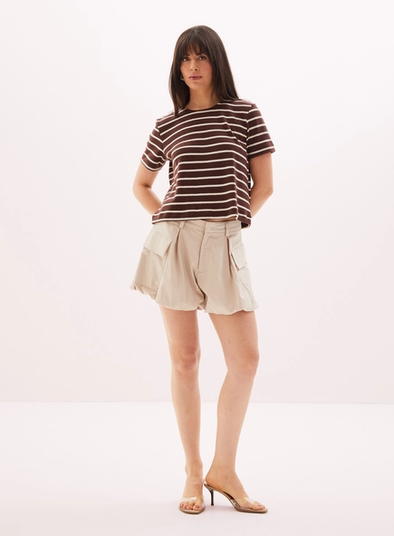 Camiseta Feminina Listrada