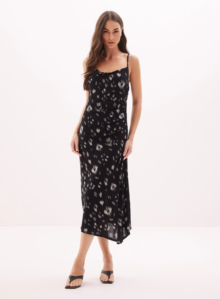 Vestido Feminino Midi Estampado Estampados 1