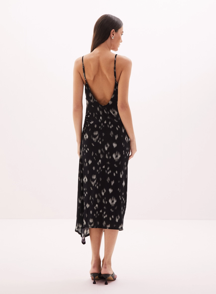 Vestido Feminino Midi Estampado Estampados 4