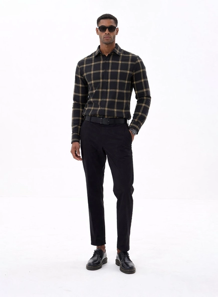 Camisa Masculina Casual Xadrez