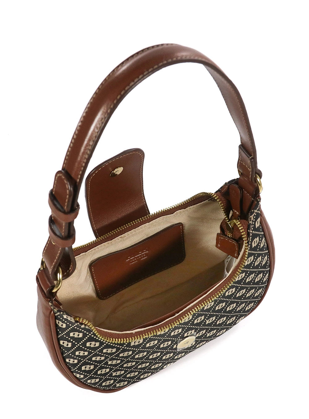 Bolsa Colcci Shoulder Monograma Duplo Marrom 2