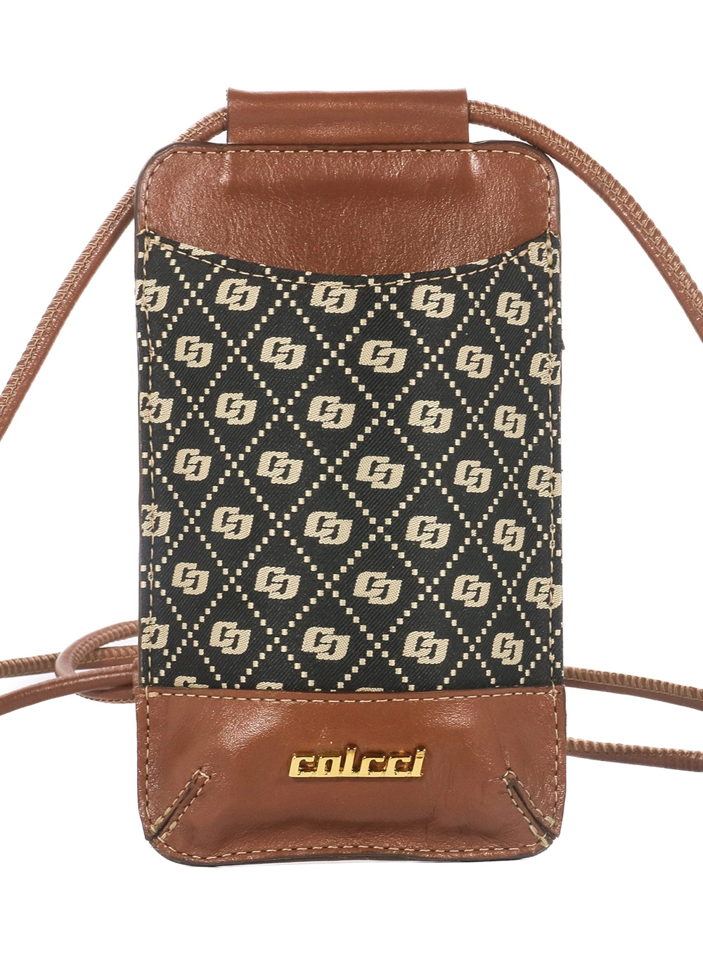 Bolsa Colcci Porta Celular Monograma Duplo Marrom 1