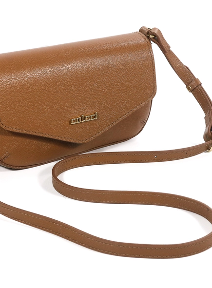 Bolsa Colcci Couro Crossbody Mel