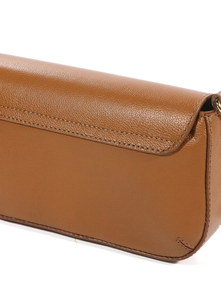 Bolsa Colcci Couro Crossbody Mel