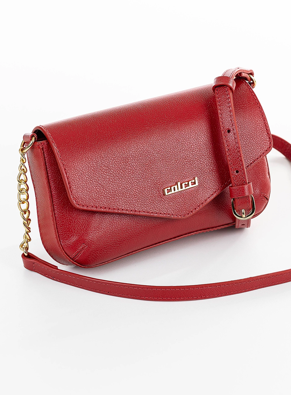 Bolsa Colcci Couro Crossbody Mel Vermelho 2