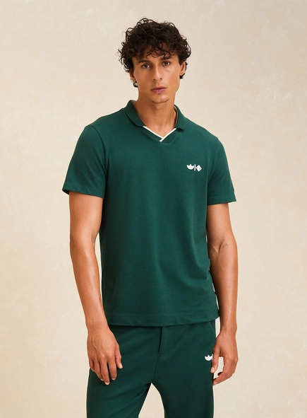 Polo Unissex Em Piquet Pima