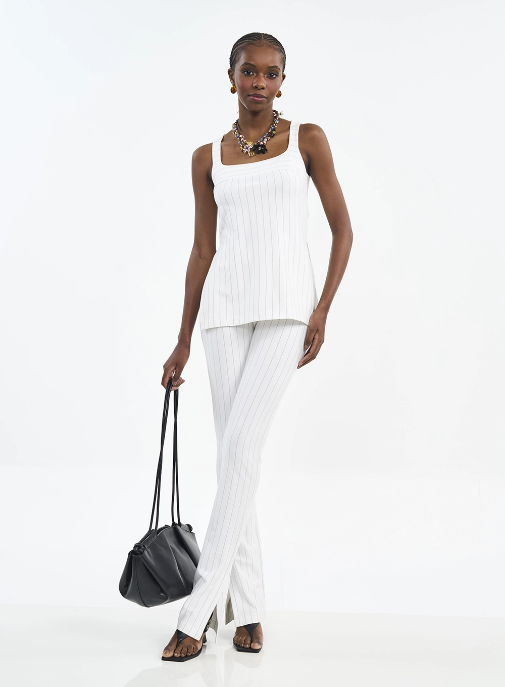 Blusa Slim Listrada Estampados
