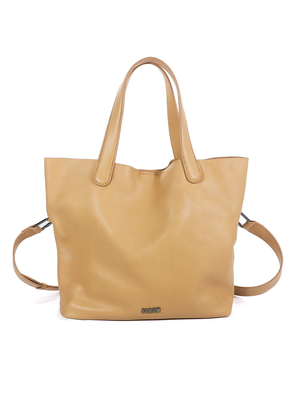 Bolsa Couro Shopping Lara Forum Bege 2