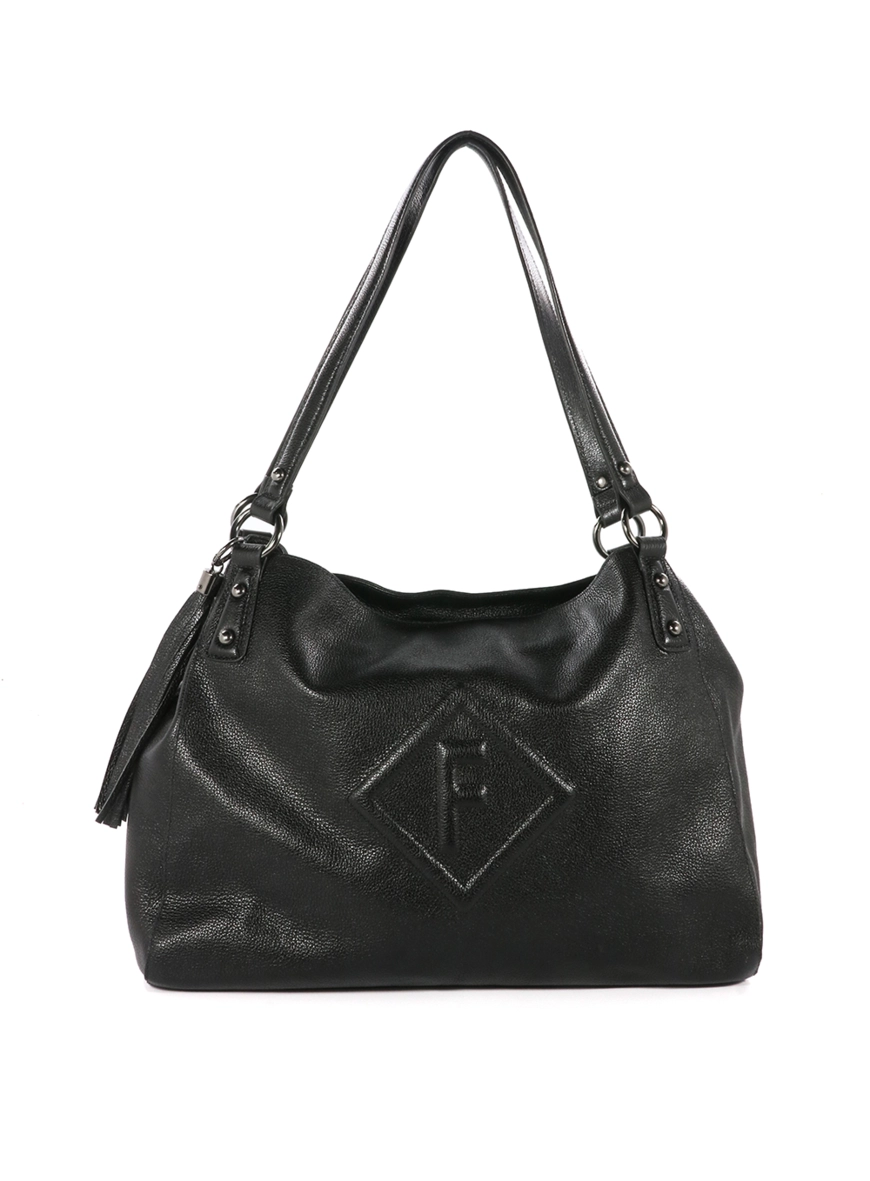 Bolsa Couro Shoulder Suri Forum Preto 2