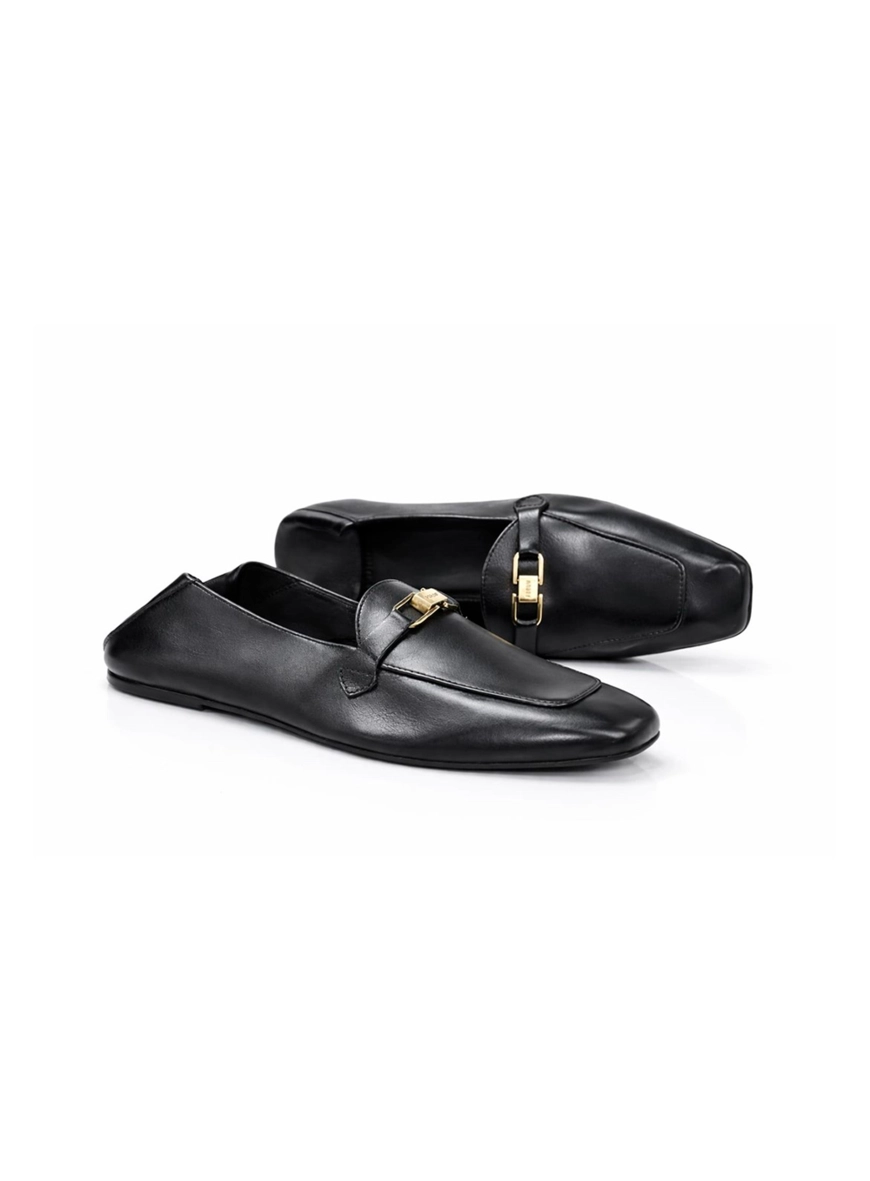 Sapato Mocassim Feminino Couro Preto 1