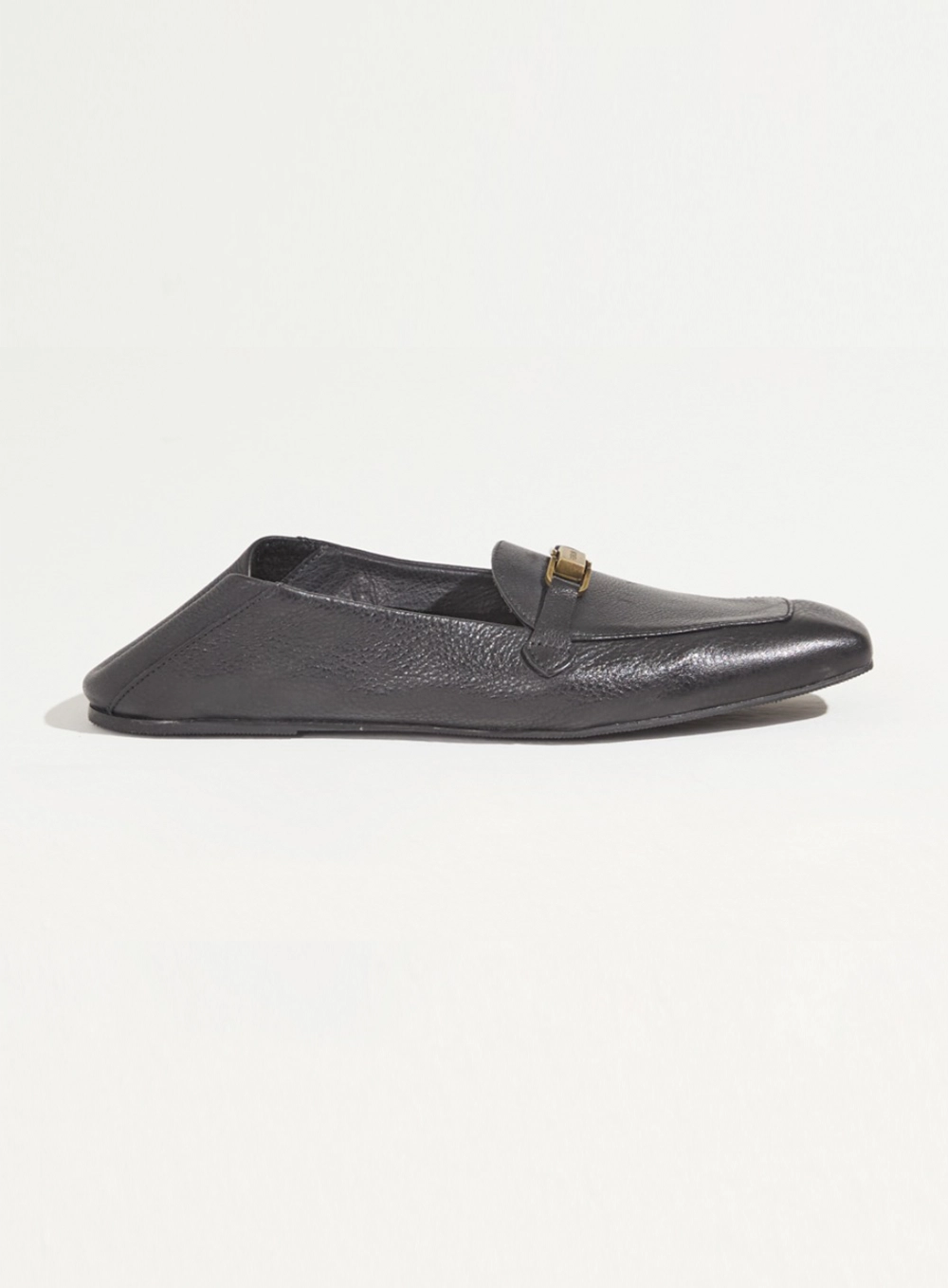 Sapato Mocassim Feminino Couro Preto 2