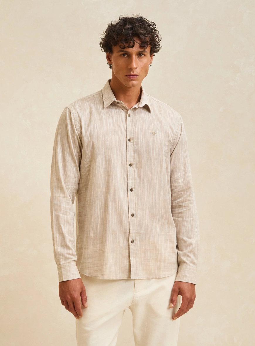 Camisa Masculina Relax Manga Longa Estampados 3