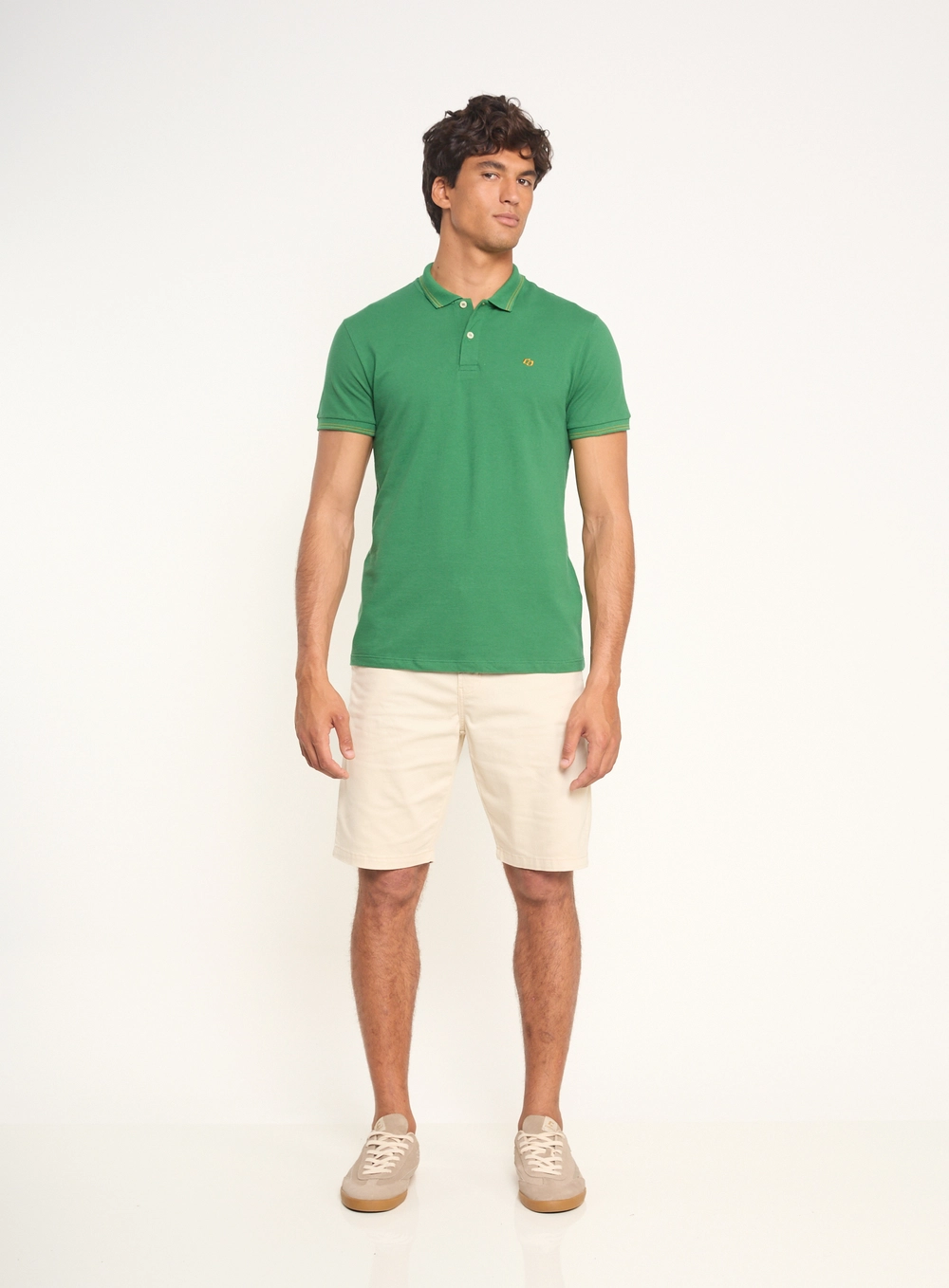 Polo Masculina Brasil Verde