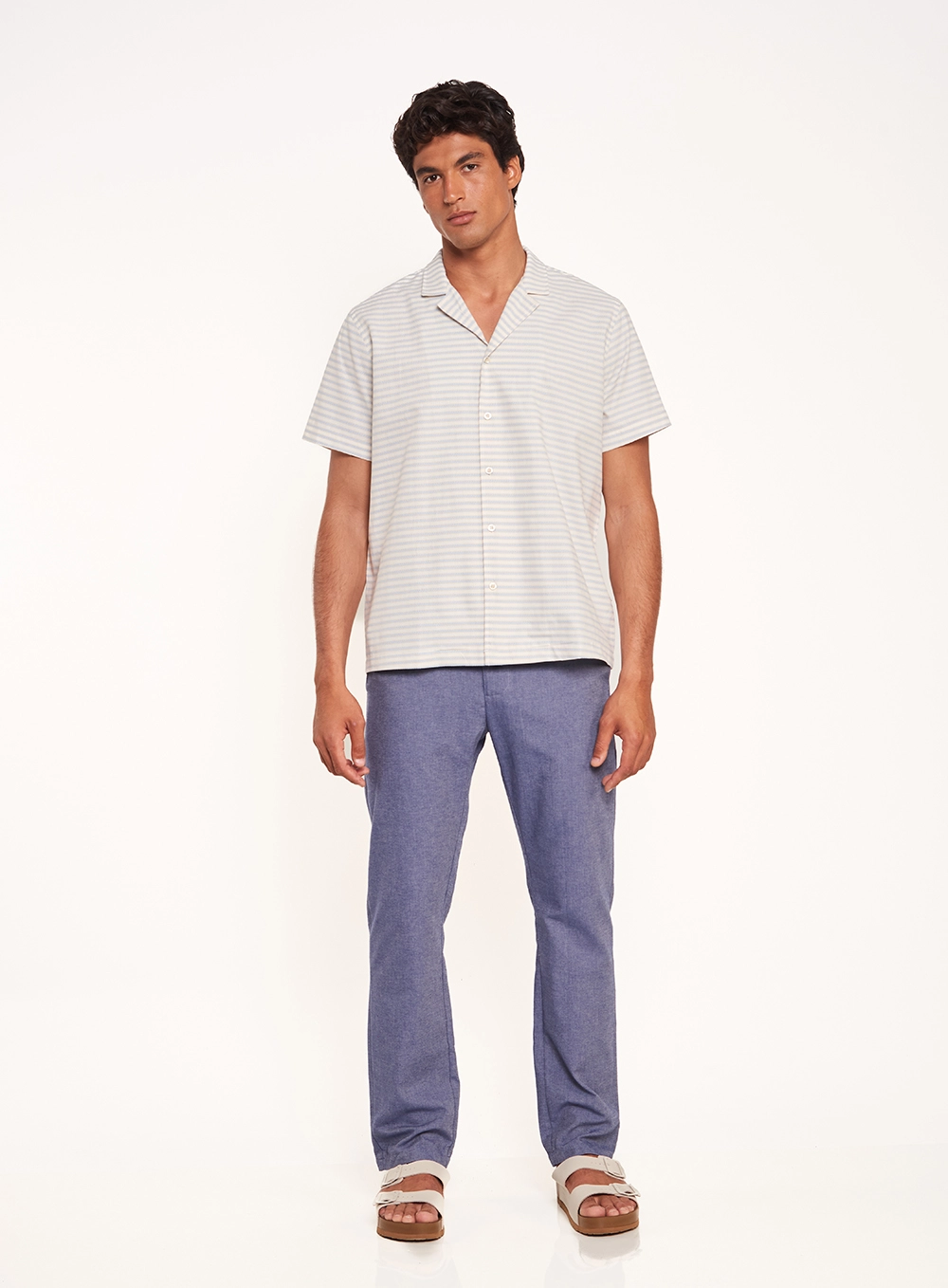Camisa Masculina Box Listrada Estampados