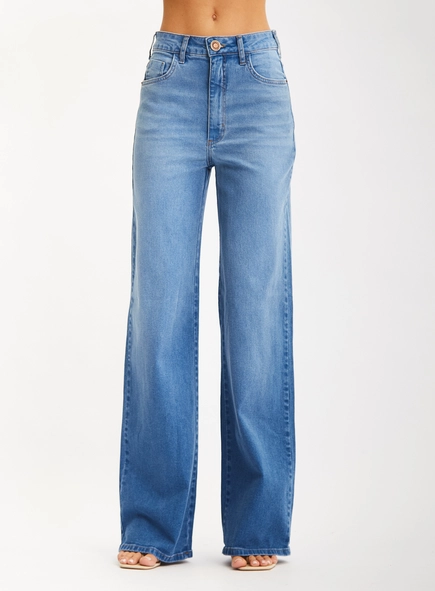 Calça Jeans Feminina Reta - Slim