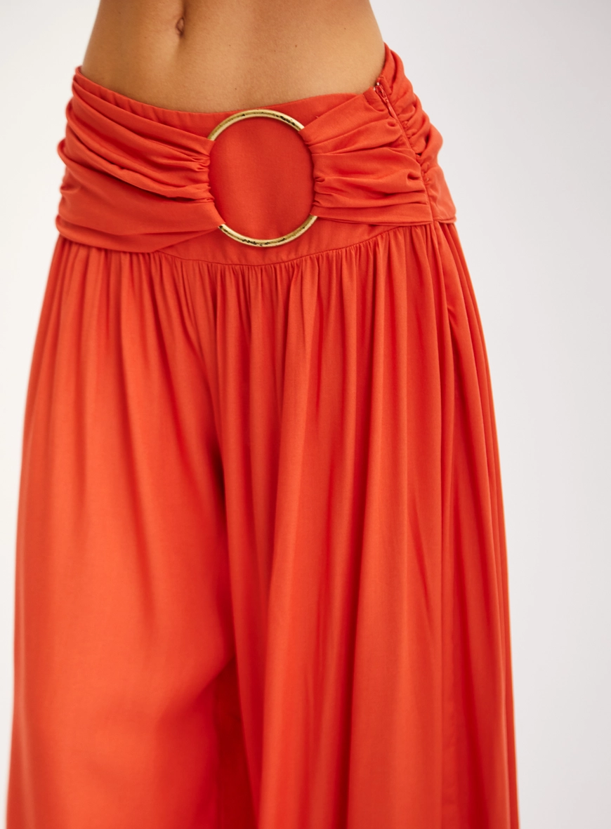 Calça Feminina Aladim - Harem Vermelho 4