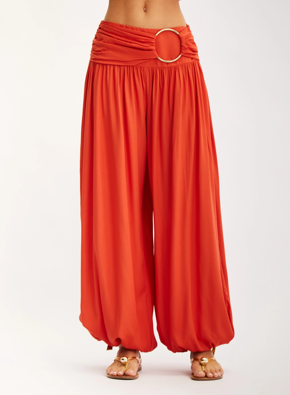 Calça Feminina Aladim - Harem Vermelho 1