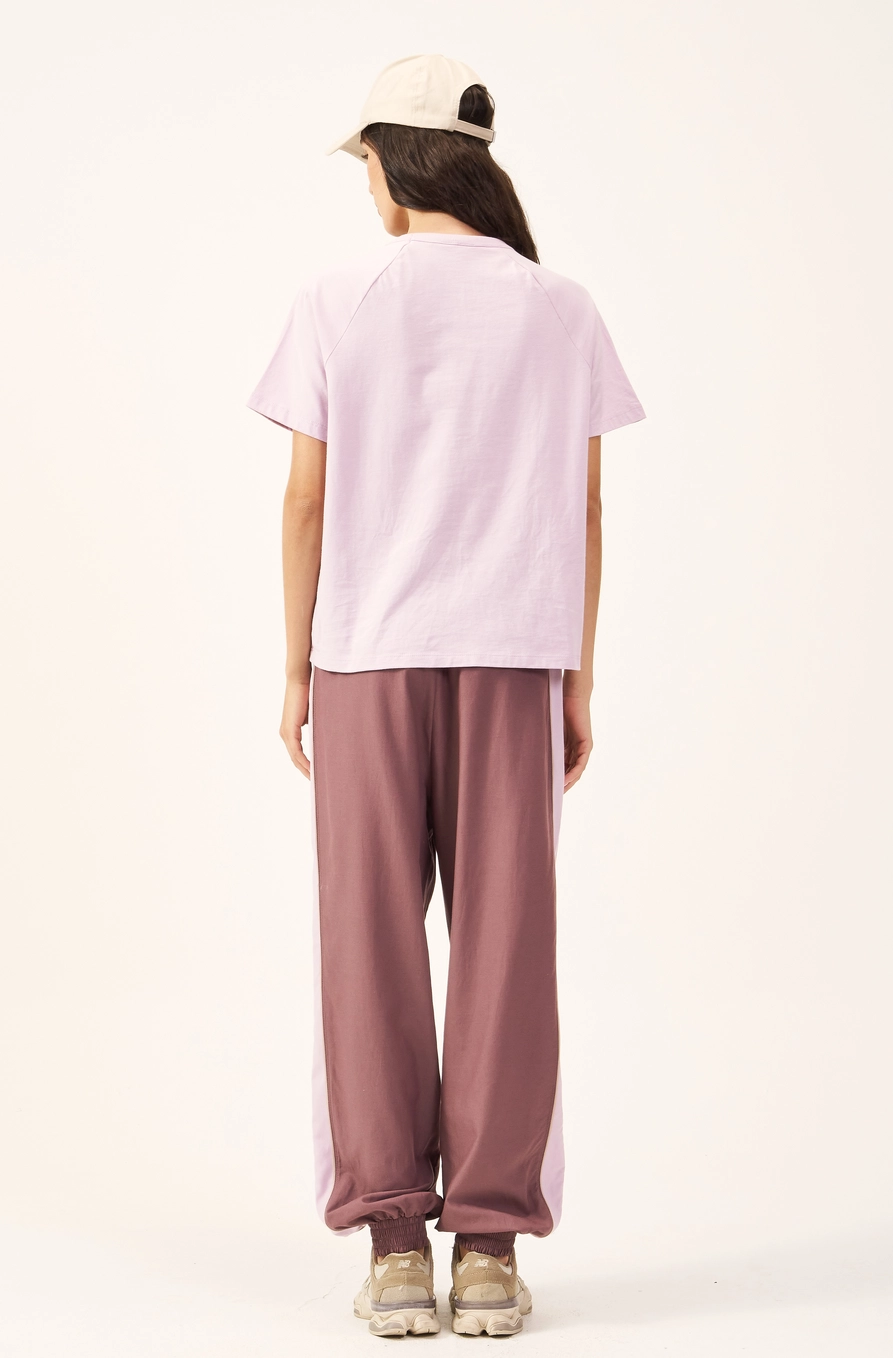 Camiseta Feminina Regular Estampada Roxo