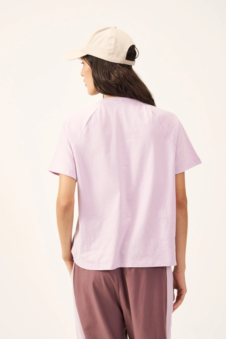 Camiseta Feminina Regular Estampada Roxo