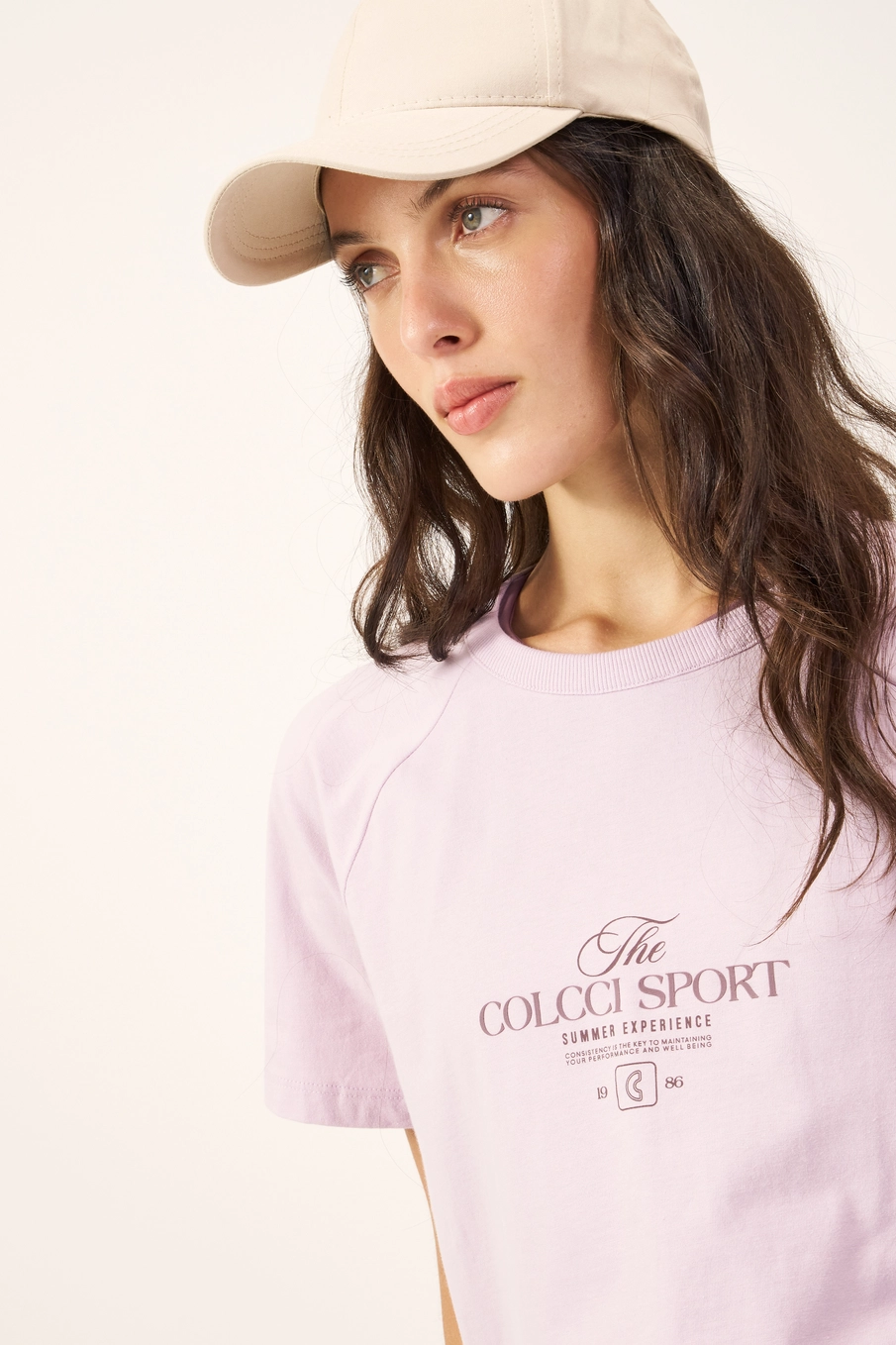Camiseta Feminina Regular Estampada Roxo