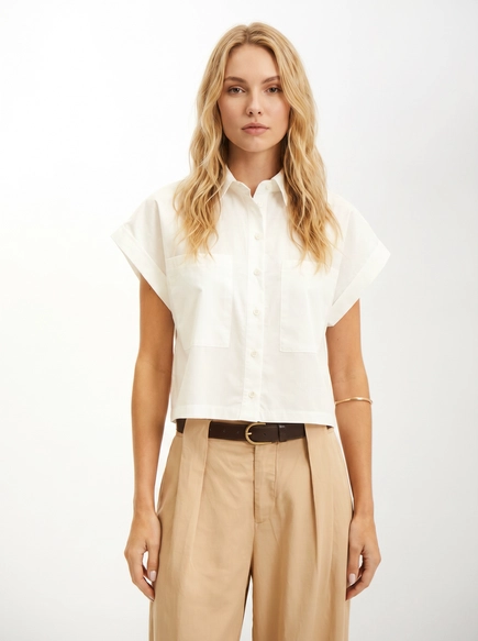Camisa Feminina Comfort Com Gola Polo