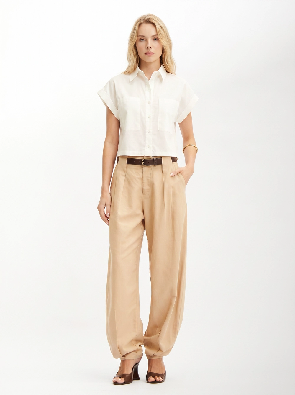 Camisa Feminina Comfort Com Gola Polo Off Shell 3