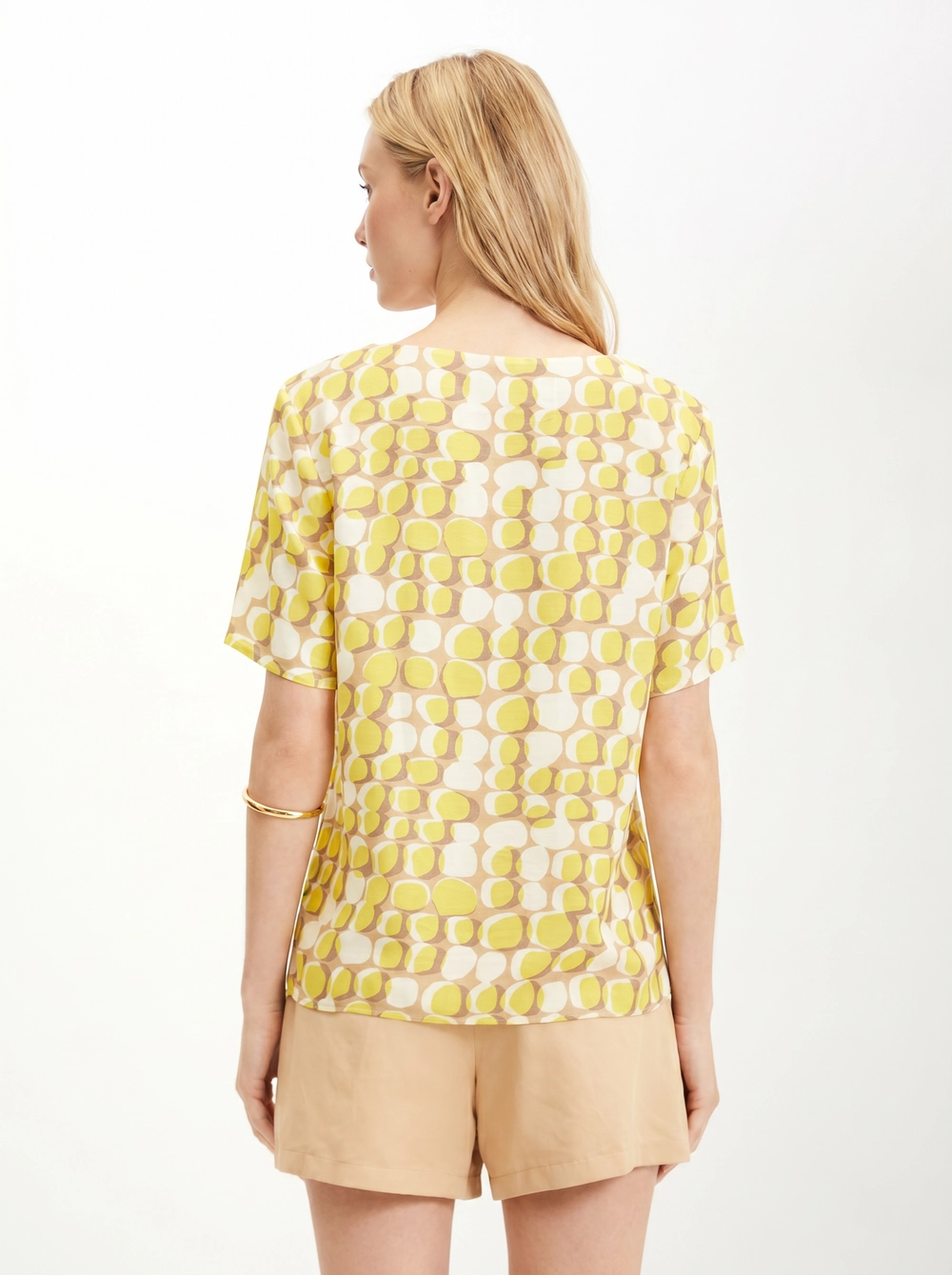 Camiseta Feminina Comfort  Reta Estampada Estampada 2