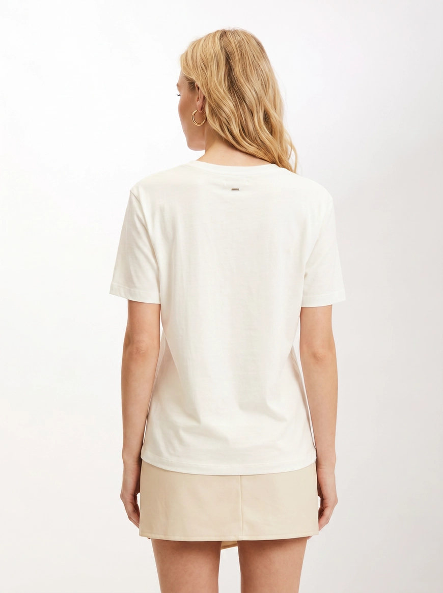 Camiseta Feminina Fashion Oversized Leve Off Shell 2