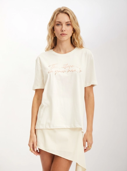Camiseta Feminina Fashion Oversized Leve