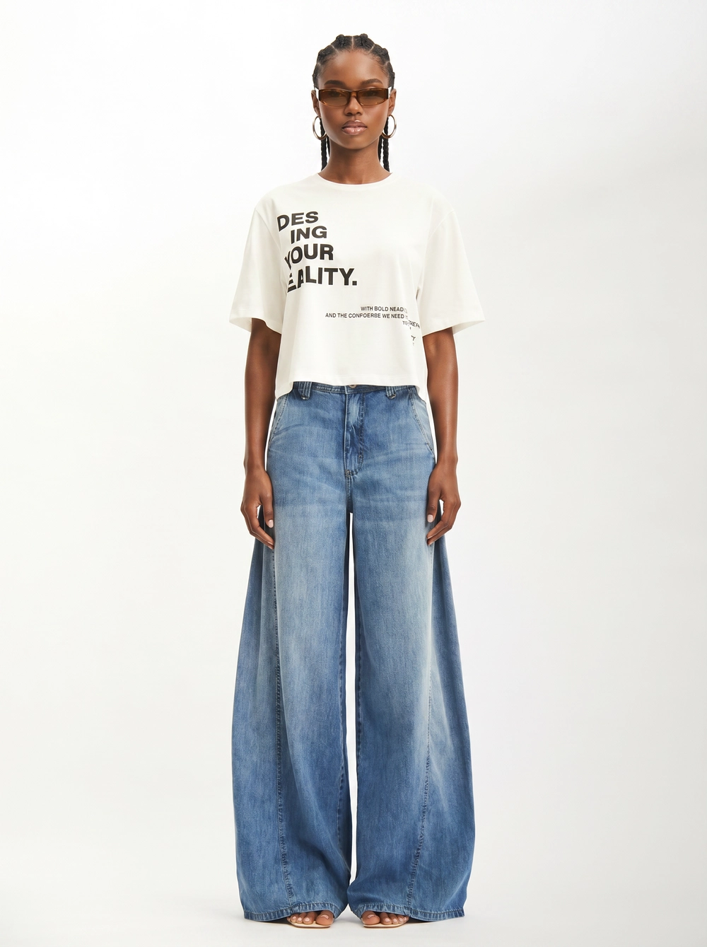 Camiseta Feminina Square Fashion Oversized Off Shell 3