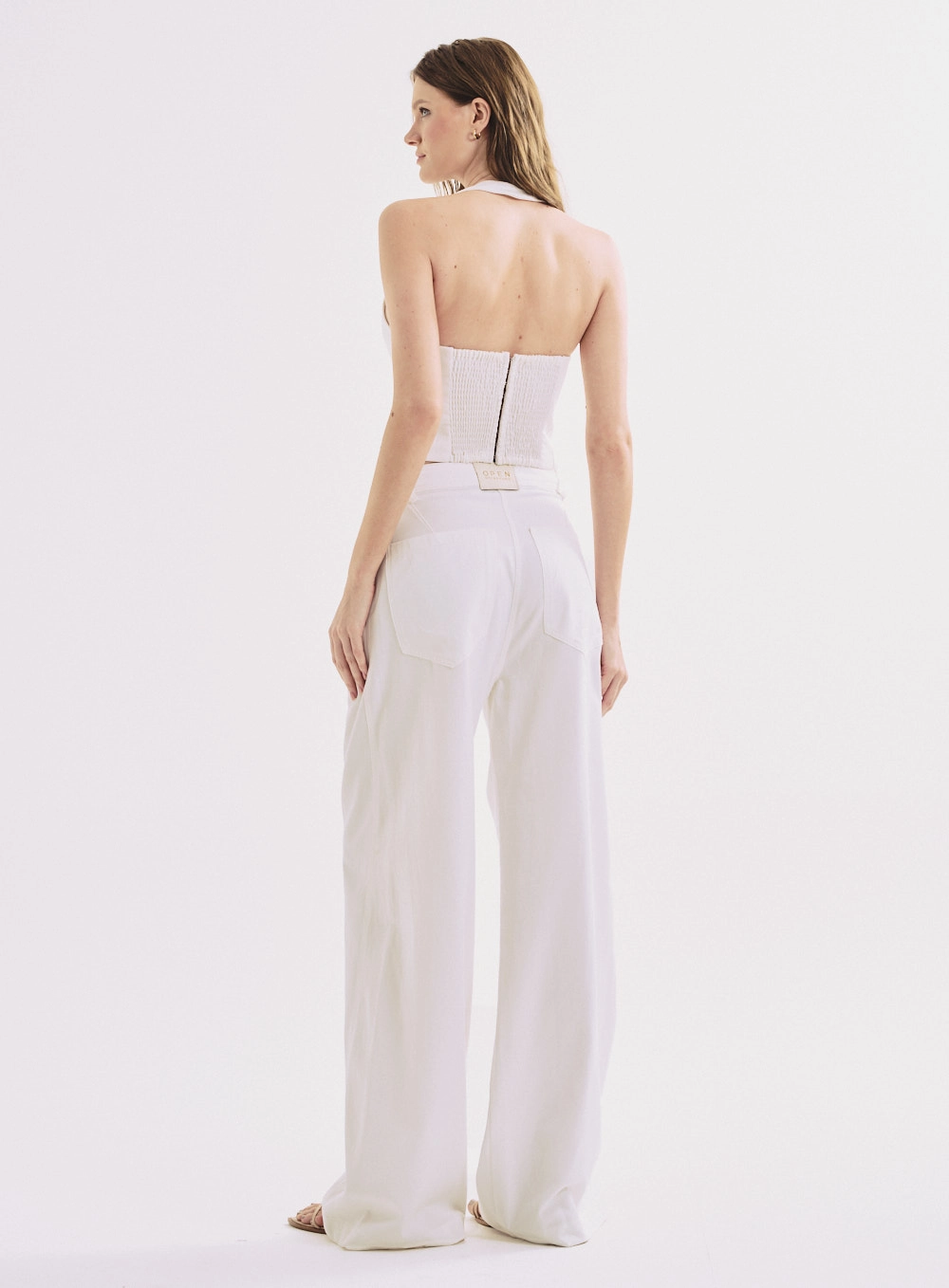 Calça Fluida Com Bolsos Feminina Off Shell 2