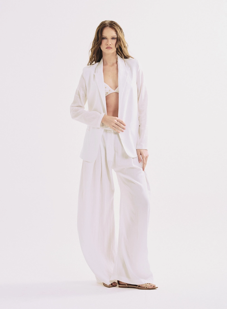 Blazer Feminino Alfaiataria Fluido Off Shell 4