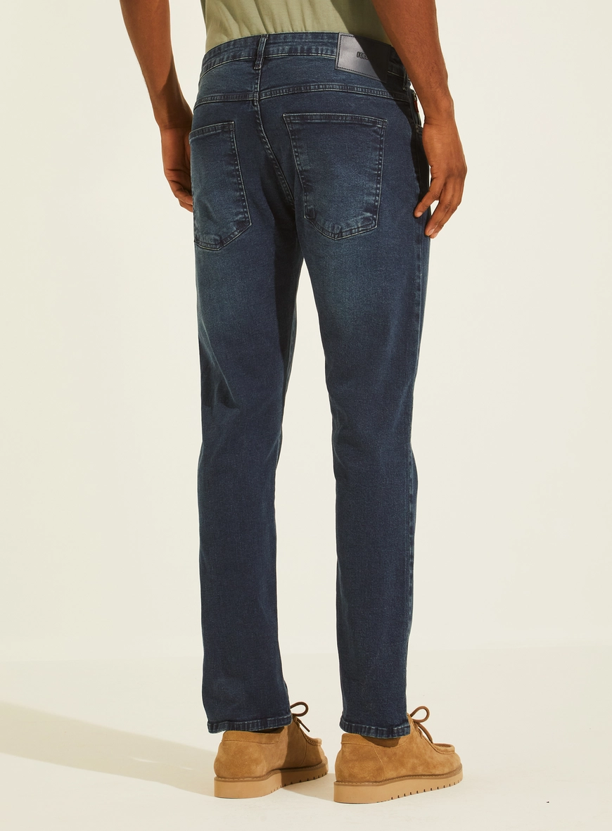 Calça Jeans Reta Cintura Média - Alexandre Índigo