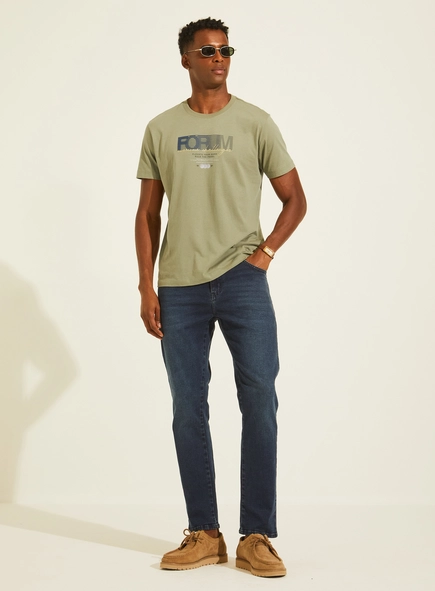 Calça Jeans Reta Cintura Média - Alexandre