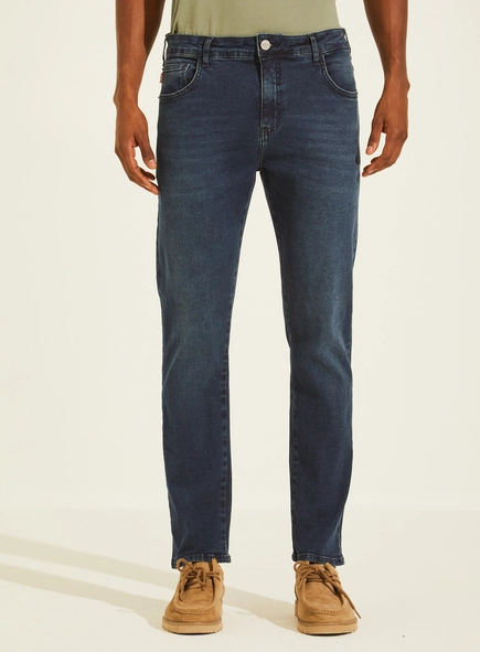 Calça Jeans Reta Cintura Média - Alexandre