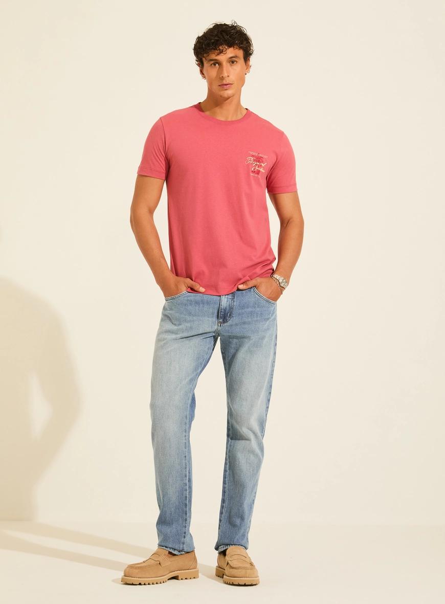 Calça Jeans Slim Ajustada Masculina - Paul Slim Índigo