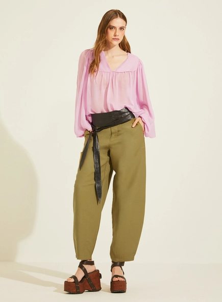 Calça Ballon Alfaiataria Feminina