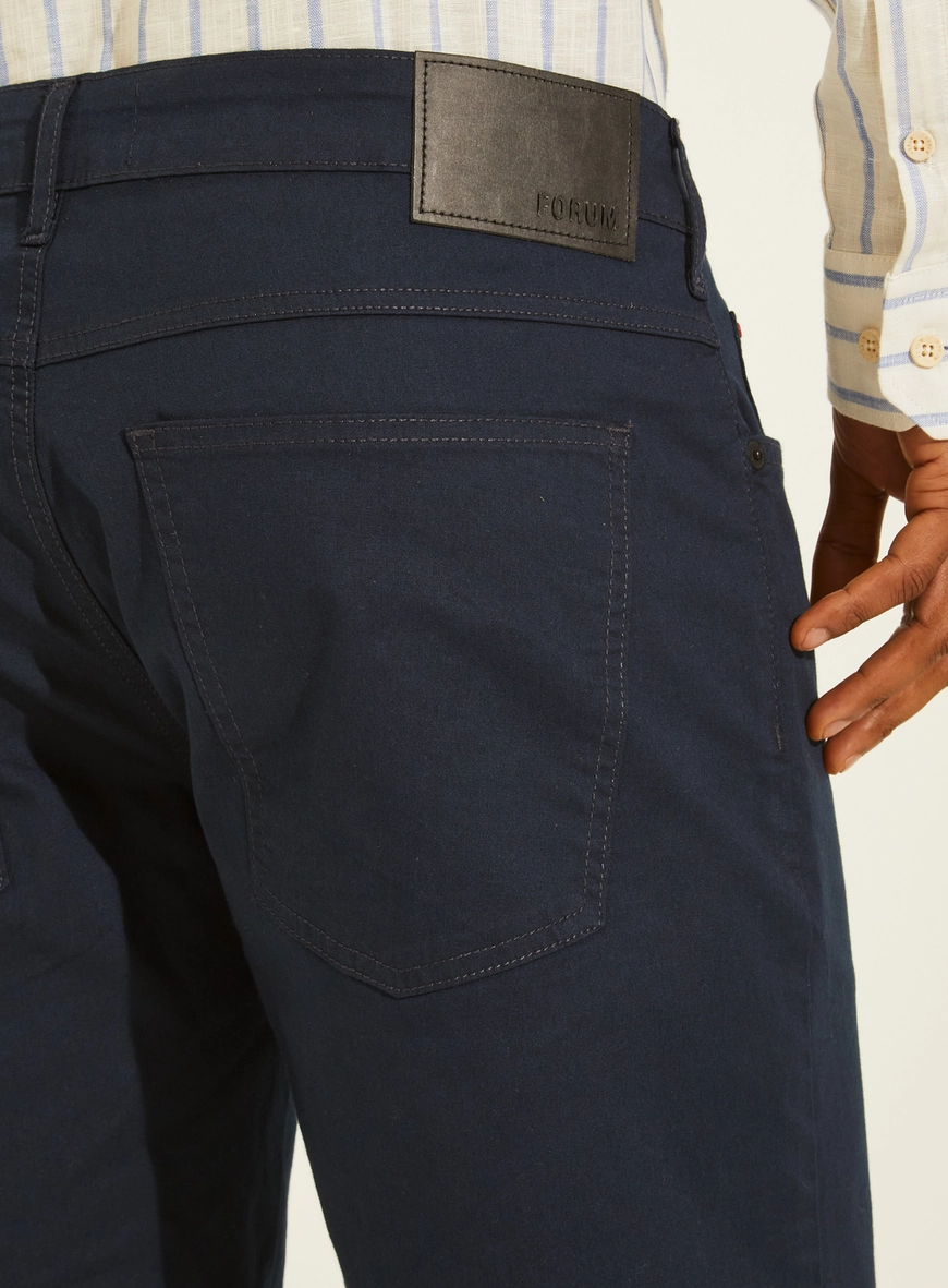 Bermuda Sarja Masculina Reta - Benjamin Azul