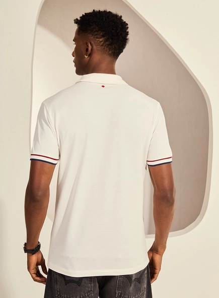 Polo Piquet Muscle Masculina Com Bordado