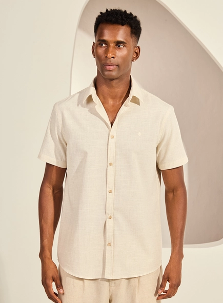 Camisa Relax Manga Curta Masculina