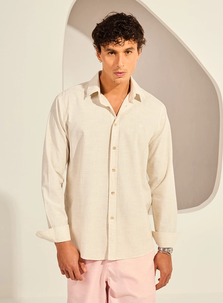 Camisa Relax Manga Longa Masculina Com Bordado