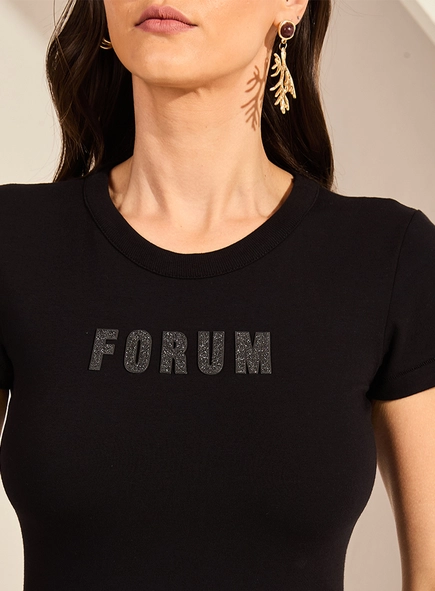 Camiseta Feminina Baby Look Gola Careca Feminina