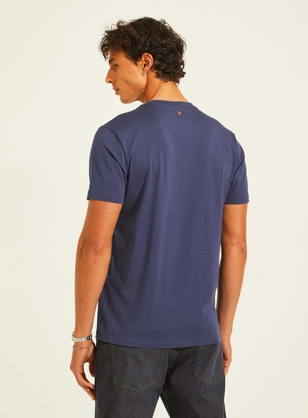 Camiseta New Slim Caimento Ajustado Reto Pima
